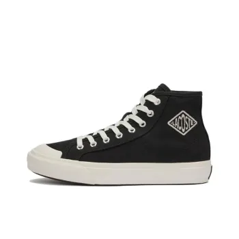 LACOSTE Backcourt High Top Skateboard Shoes Women's Black White