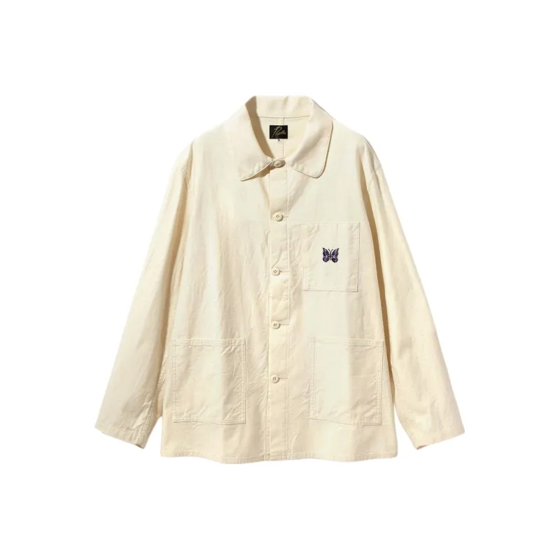 Needles Logo embroidered Shirt Jacket-0