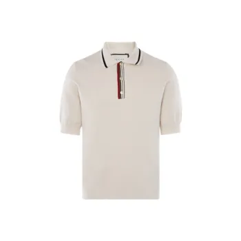 GUCCI Polo Shirts Men Light Gray