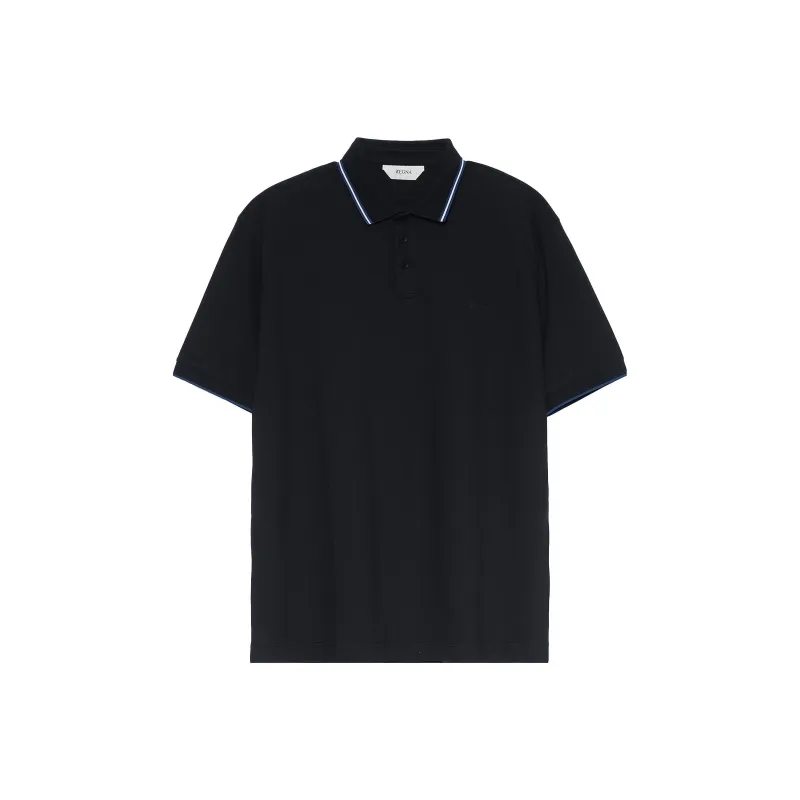 Zzegna Polo Shirts Men Black-0