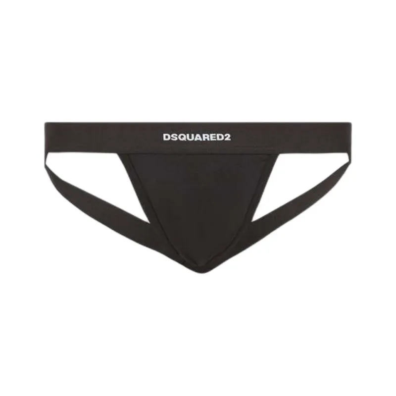 DSQUARED 2 Logo Waistband Jockstraps Two Pack Briefs-1