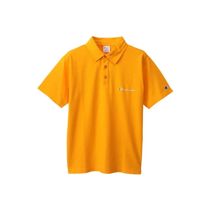 Champion Polo Shirt Japan Version Unisex Yellow-0