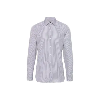 TOM FORD Striped Poplin Shirt