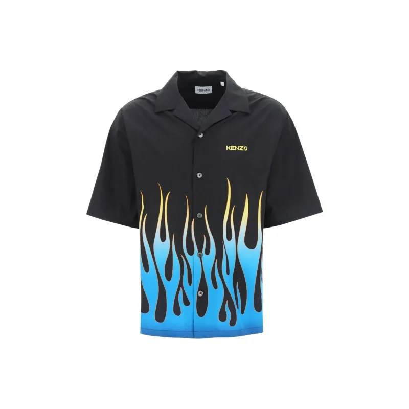 KENZO Shirts Men Black-0
