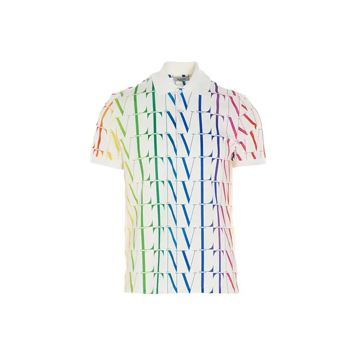 Valentino Polo Shirts Men White-0