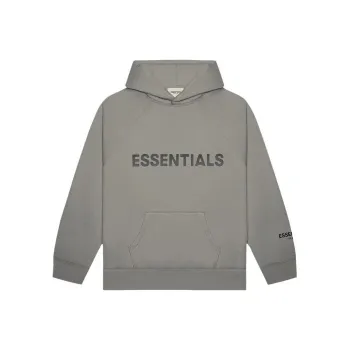 Fear Of God Essentials Hoodie 'Cement' Sweatshirt Unisex Gray