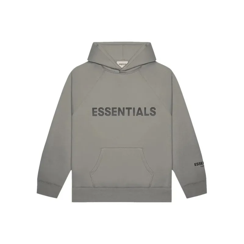 Fear Of God Essentials Hoodie 'Cement' Sweatshirt Unisex Gray-0