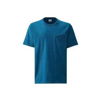 C.P.Company Logo embroidered Cotton T shirt
