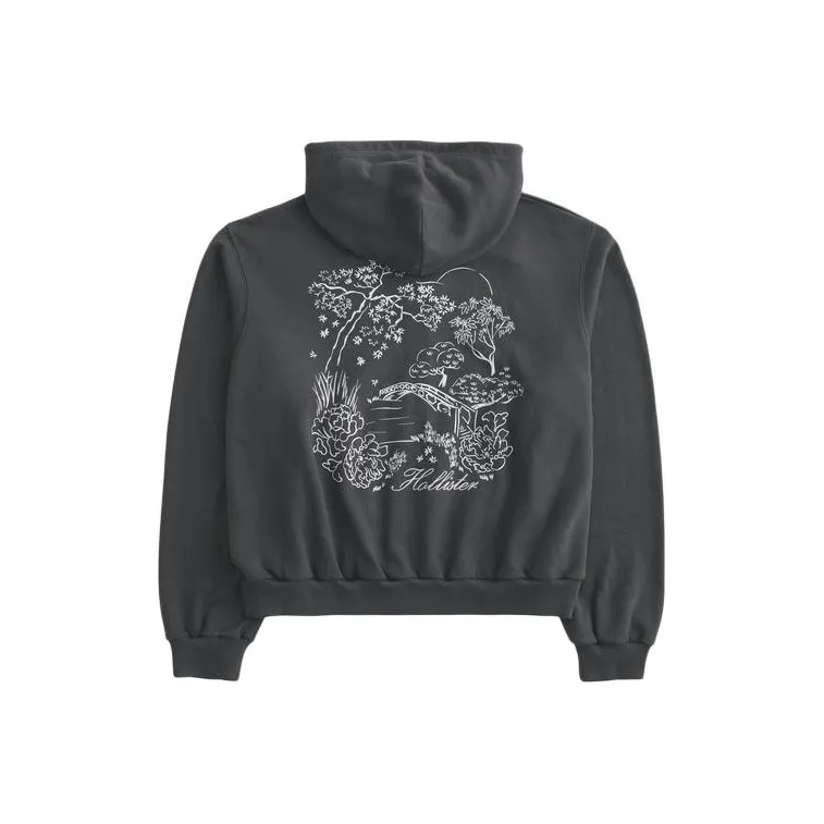 Hollister Sweatshirt Women's Dark Gray-1