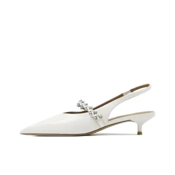 CAMEIDO Slim Heel High Heels Women's Ecru