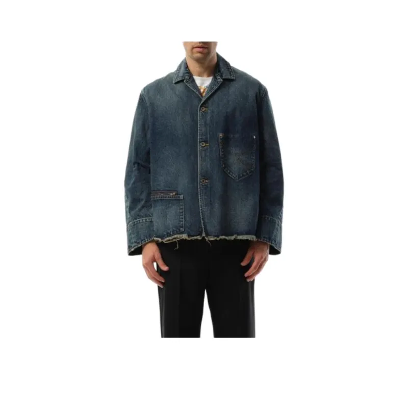Doublet Denim Jacket Men's Indigo-0