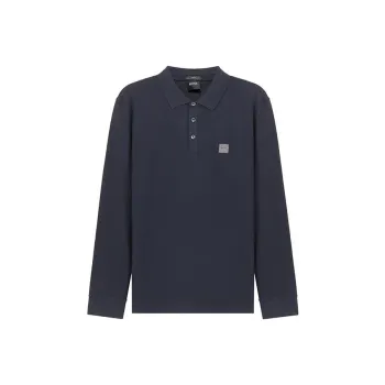 HUGO BOSS Polo Shirts Men Dark Blue