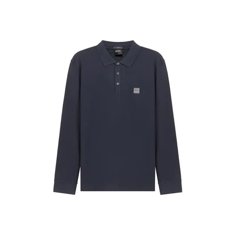 HUGO BOSS Polo Shirts Men Dark Blue-0