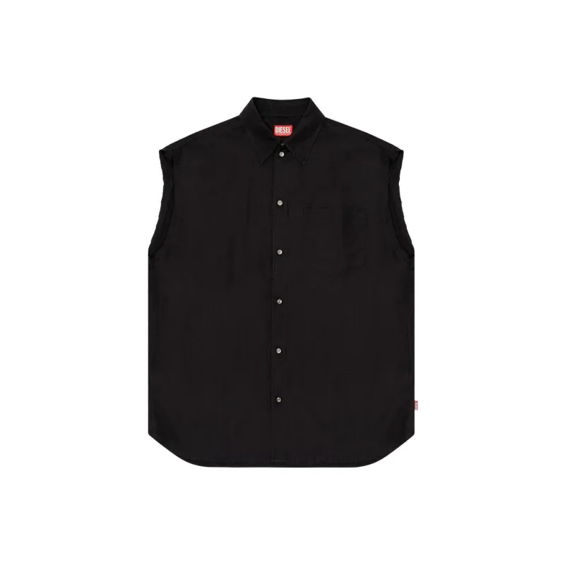 DIESEL Shirts Men Black-0