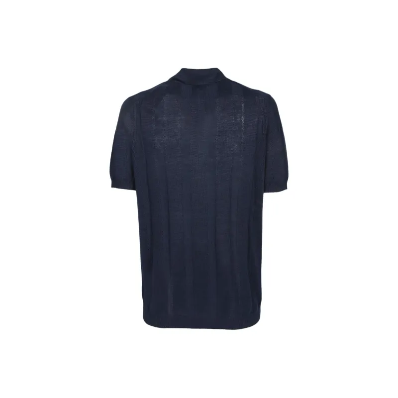 Brunello Cucinelli Ribbed Knit Polo-1