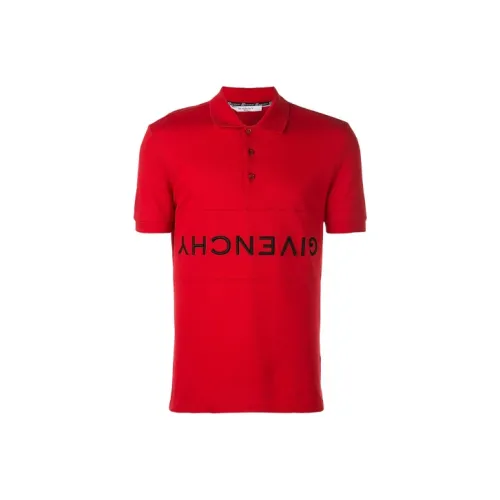 Givenchy Polo Shirts Men Red