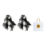 2 Pack (Black+Black)+White Box