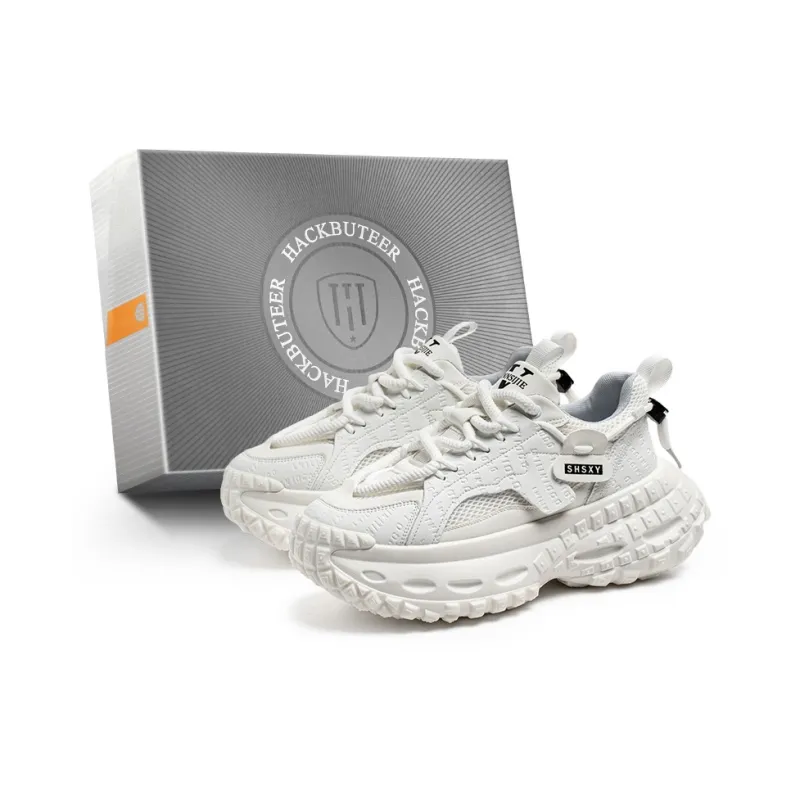 HACKBUTEER Low Top Chunky Sneakers Men's Box Included-12