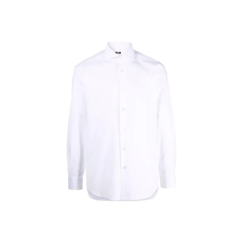 Barba Napoli Classic-collar Cotton Shirt-0