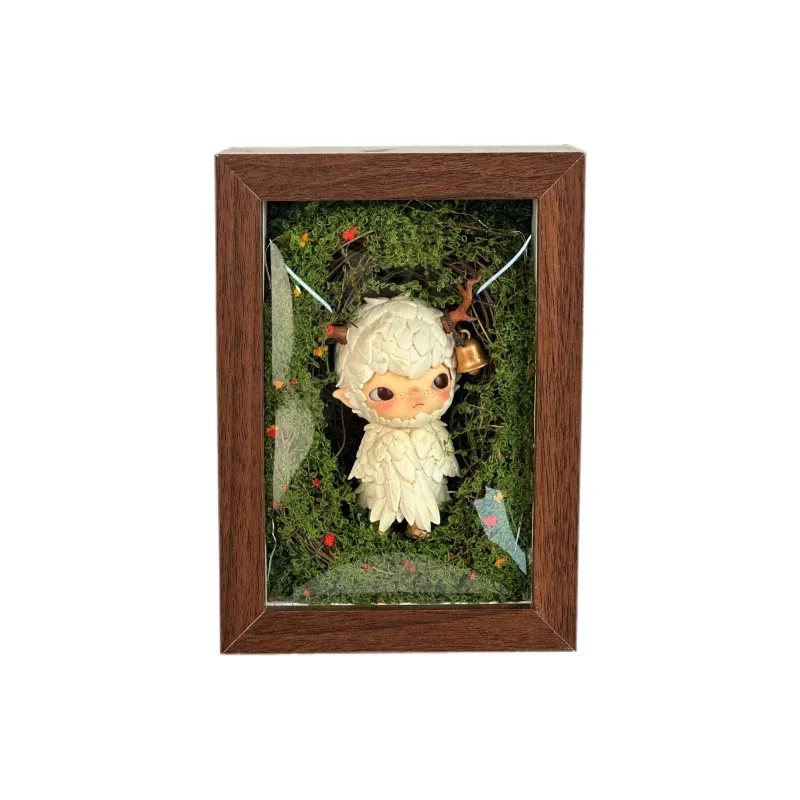 [Modified Doll] POP MART Hirono Shelter Collection Birdman Photo Frame SAML Hang Tag Box 15cm-0