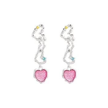 Universe Search S925 Silver Stud Earrings Women's