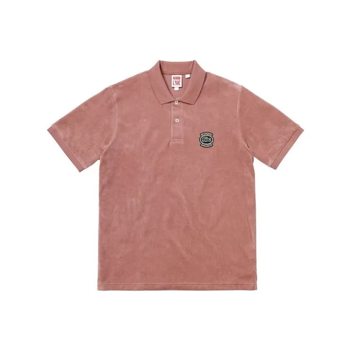 Supreme Lacoste Velour Polo-3