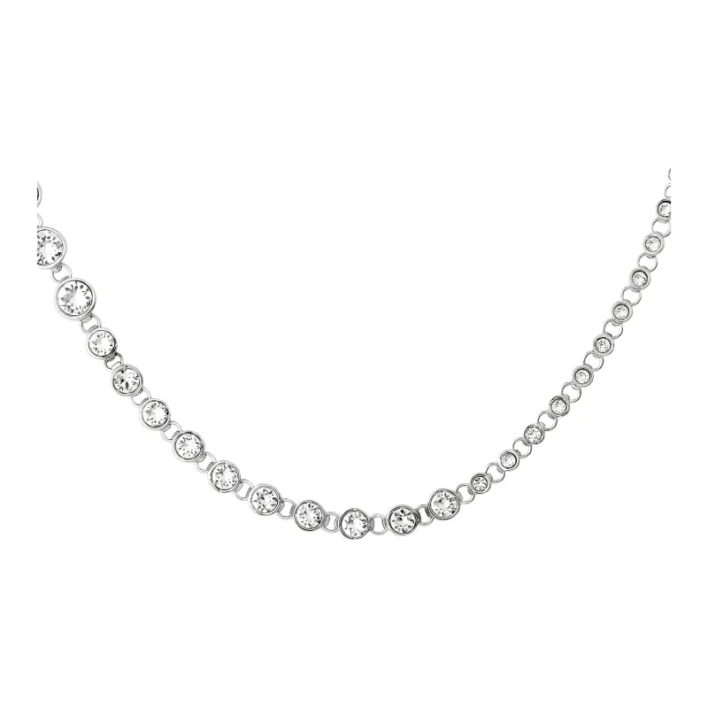 CHANEL Metal Necklaces Women's Silver-1