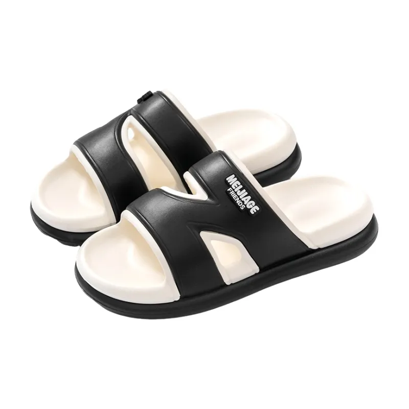 Le Drag Slippers Black/Dark Blue/Khaki/Pink/Purple-1