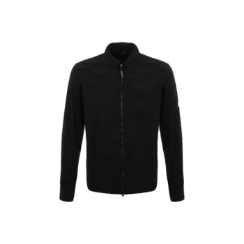 C.P.Company Lens Detailed Curved Hem Shirt