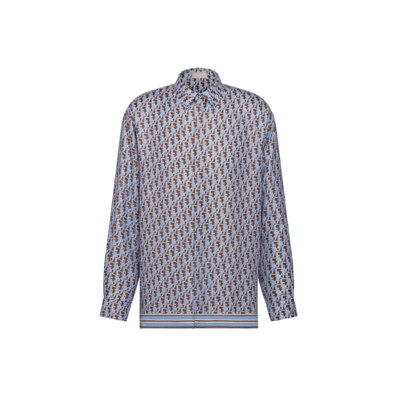 DIOR Oblique Long Sleeved Shirt-0
