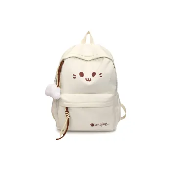 LUVISTRUE Nylon Backpack Women's White/Black/Yellow/Khaki/Sky Blue