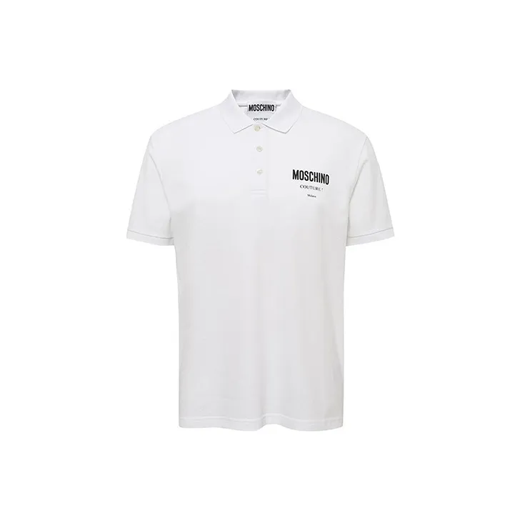 MOSCHINO Polo Shirts Men White-0