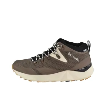 Columbia Facet 60 Abrasion Resistant Breathable Mid Top Hiking Shoes Men's Brown White