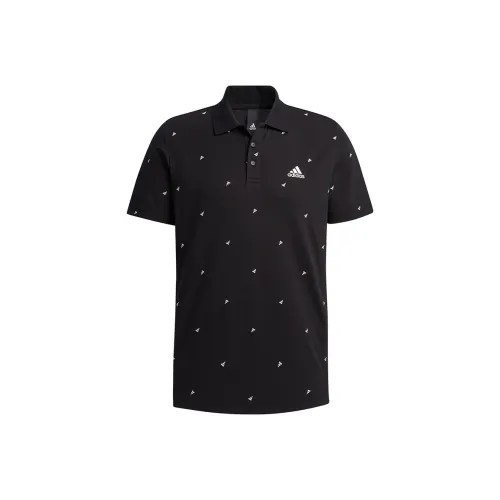 Adidas Polo Shirts Men Black