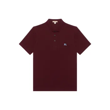 Burberry Polo Shirt Men's Dark Red