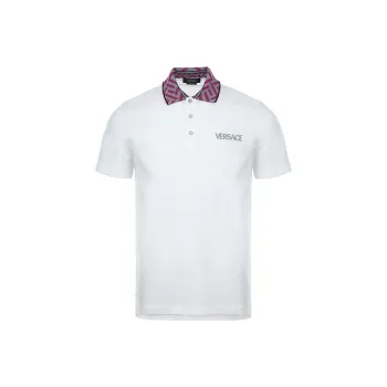 VERSACE Polo Shirts Men White