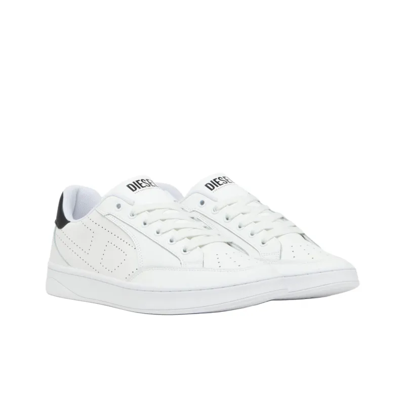 DIESEL S Dakota Low Top Skateboard Shoes Men's White-3