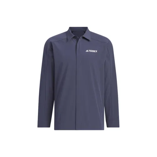 Adidas Shirt Men's Dark Navy Blue