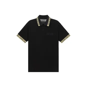 VERSACE JEANS COUTURE FW21 Polo Shirt Men's Black