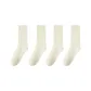 [Ultimate Anti-Pilling]4 Pack Milk White