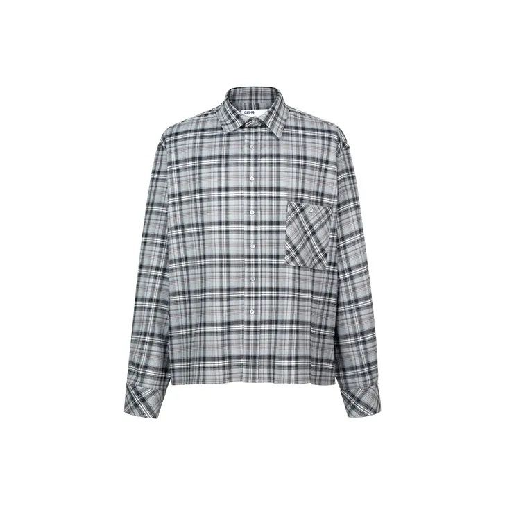 C2H4 Shirts Men Plaid-0