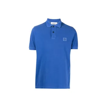 STONE ISLAND Polo Shirts Men Marine Blue