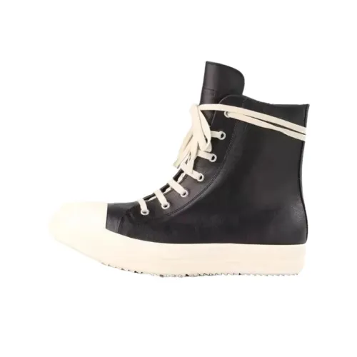 RICK OWENS/RO High Top Skateboard Shoes Men's Black