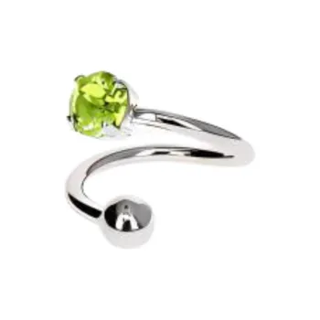 JUSTINE CLENQUET Brass Rings Unisex Green