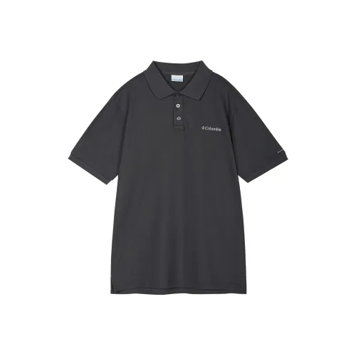 Columbia Polo Shirt Men's Dark Gray