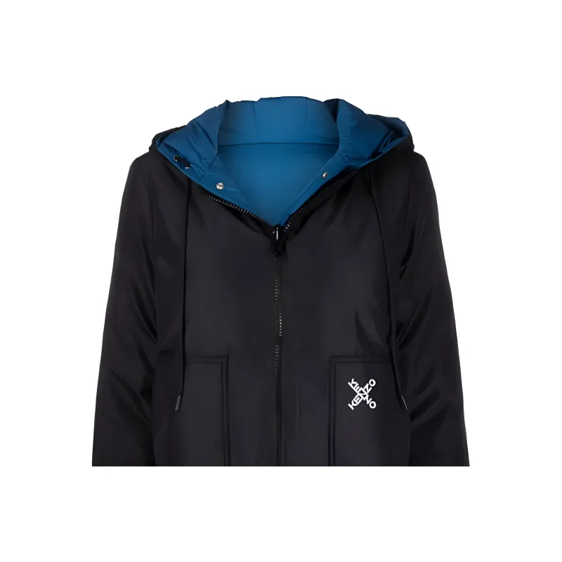 KENZO Down Jacket Women's Black-4