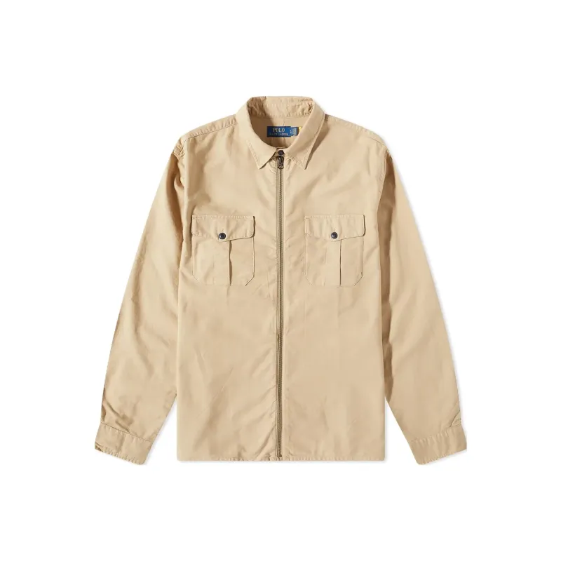 Polo Ralph Lauren Long sleeve Cotton Zipped Shirt-0