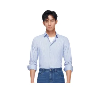 GOLDLION Shirt Men's Light Blue