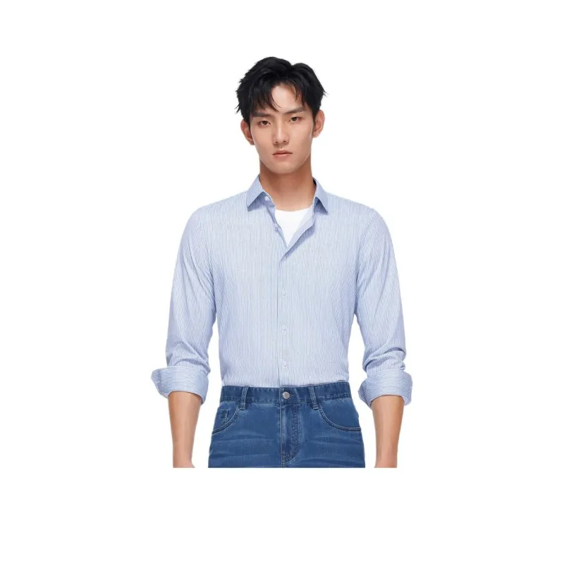 GOLDLION Shirt Men's Light Blue-0