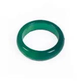 Emerald Green Chalcedony Ring
